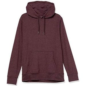Amazon Essentials Lichtgewicht Jersey Pullover Hoodie Sweatshirt met capuchon, Bourgondië, XXL