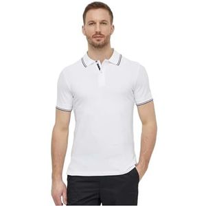 Geox Heren M Polo Optical White_S, wit (optical white), S