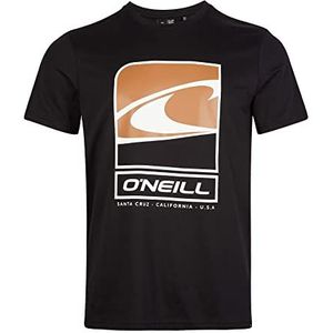 O'NEILL Flag Wave SS T-shirt voor heren, 9010 Blackout - A, XS/S
