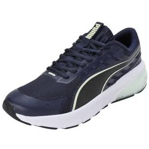 PUMA Unisex Cell Glare Road hardloopschoen, Puma Navy Cool Komkommer PUMA Zwart, 39 EU