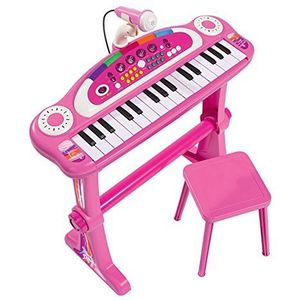 Simba 106830690 - My Music World, Staand Keyboard met Stoel, meerkleurig