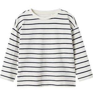 NAME IT Jongens Nmmvoby Ls RLX Top Shirt met lange mouwen, Jet Stream, 104