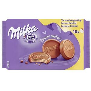 Milka Choco Wafer Chocolade koekjes voordeelverpakking 10x300 g