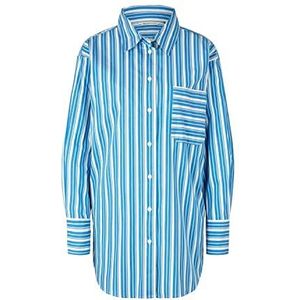 TOM TAILOR Denim Dames blouse met strepen 1032792, 31189 - Vertical Blue White Stripe, L