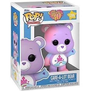 Funko POP! Animatie: CB40- Care-a-Lot Bear met - Care-A-Lot - Doorschijnend - Glitter - 1/6 Quote voor zeldzame Chase-variant - Care Bears - Care-A-Lot - Vinyl verzamelfiguur - Cadeau-idee - TV-fans