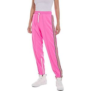 Replay Dames W8058A casual broek, 817 roze fluo, S, 817 Pink Fluo, S