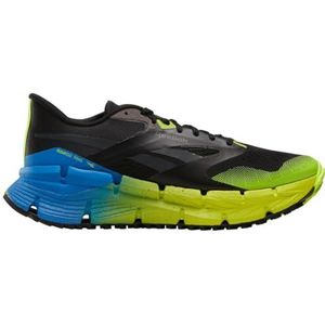 Reebok Floatzig Adventure 1 Hardloopschoenen voor heren, Zwart Digitaal Lime Kinetic Blauw, 45 EU