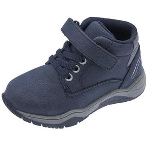 Chicco Enkellaarsjes met klittenbandsluiting en elastische veters, modieuze laarzen, blauw, 24 EU, Blauw, 24 EU
