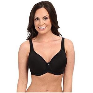 Wacoal Women's Retro Chic Full Figure Contour Underwire Bra, Black, 32H
