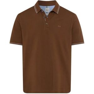 Brax - Style PETE - Poloshirt - Teak - Katoenmix