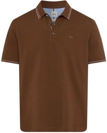 Brax - Style PETE - Poloshirt - Teak - Katoenmix