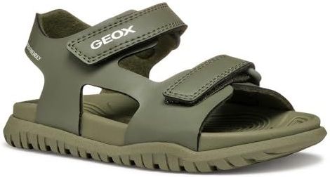Geox - J SANDAL FUSBETTO BO - Gezondheidsslippers - Militair