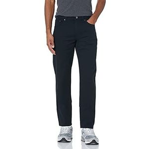 Amazon Essentials Heren Relaxed-fit 5-Pocket Stretch Twill Pant,Zwart,30W / 32L