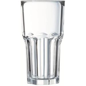Arcoroc - Collectie Granity – 6 glazen hoog 46 cl van gehard glas stapelbaar – modern design, ideaal voor cocktail – gemaakt in Frankrijk – versterkte verpakking, geschikt voor online verkoop