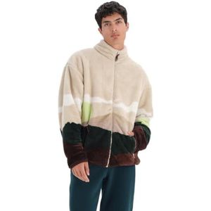 Dagi Herenjas met lange mouwen, collar view, oversized sweatshirt, Meerkleurig, M