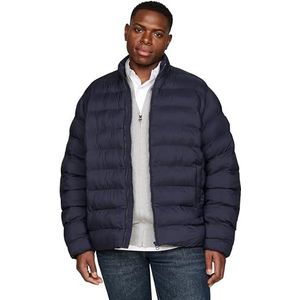 Tommy Hilfiger Heren BT-MID GEWICHT STAND KRAAG JKT-B MW0MW37922, Puffer Jacket, Blauw, 2XLT, Blauw (Woestijnhemel), XXL