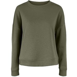 PIECES Dames PCCHILLI LS Sweat NOOS BC Sweatshirt, Deep Lichen Green, XS