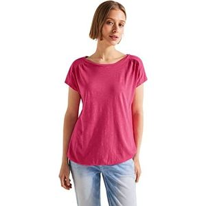 Street One dames zomer shirt, berry roze, 36