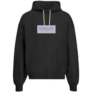 JACK & JONES Jorgreene Sweat Hood FST, zwart, XXL