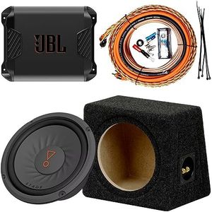 JBL Concert Bass Pack 8 Set: Concert A652 Amplifier + Stage82 200W Subwoofer met Housing en Cable Kit