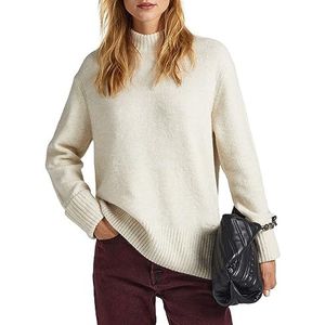 Pepe Jeans Denisse Perkins Pullover Sweater voor dames, Beige (Ivoor), XS