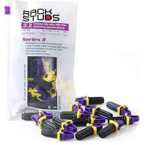 P20 Rack Mount II - Rekschroeven - Paars - 20-stuk