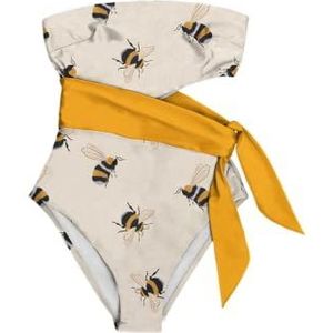 Averie Bea eendelig badpak voor dames, wit, XL