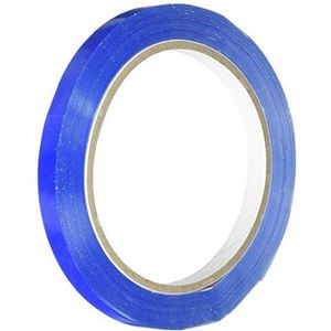 LSM 221507 9 mm x 66 m PVC Bag Neck Tape - Blauw (Pak van 6)