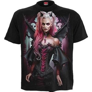 Spiral - The Antibarb - Front Print T-Shirt Zwart, Zwart, XL