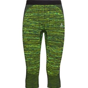 Odlo Heren Blackcomb Eco Base Layer 3/4 Onderkant, Lime Groen-Ruimte Kleurstof, S