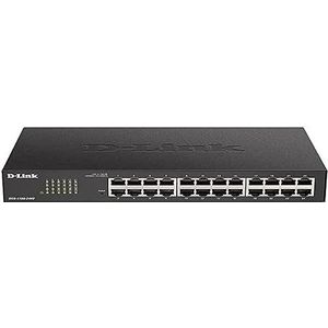 D-Link DGS-1100-24V2 Managed L2 Gigabit Ethernet (10/100/1000) 1U Zwart, Grijs
