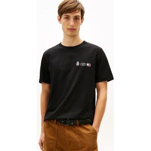 TOMMY HILFIGER Shirt  rood / zwart / wit