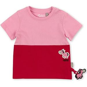Sigikid T-shirt voor babymeisjes, Rosa/Rot/Pferd, 86 cm