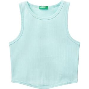 United Colors of Benetton Onderhemd voor meisjes en meisjes, Blauw, 160