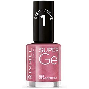 Rimmel London SuperGel Gel Nagellak - 023 Grape Sorbet