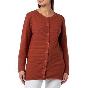 SIDONA Gebreid damesvest met knopen 15624682-SI01, vossenrood, XL/XXL, vossenrood, XL/XXL