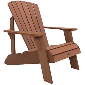 Lifetime 60064 Adirondack-stoel van onecht hout, bruin
