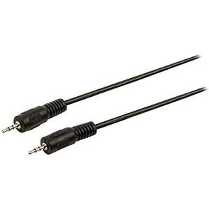 Valueline 1m 2.5mm Mannelijk naar 2.5mm Mannelijke Jack Stereo Audio Kabel - Zwart