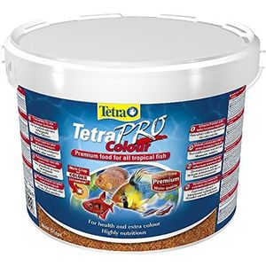 Tetra Pro Colour Premium voer (vlokkenvoer voor alle tropische siervissen, visvoer met kleurconcentraat voor mooie, kleurrijke vissen), verschillende maten