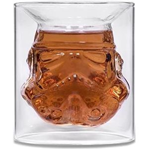 ThumbsUp Origineel Stormtrooper whiskyglas, omgekeerd transparant, voor whisky, bourbon en scotch, 150 ml, perfect whiskyglascadeau voor mannen