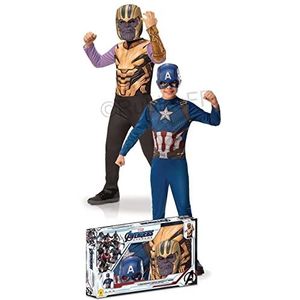 Bipack Thanos + Captain America - 7-8 jaar