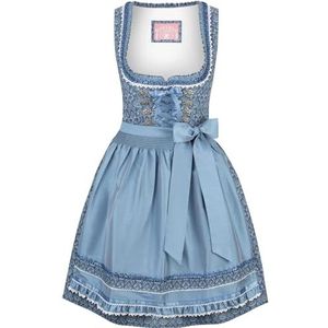 STOCKERPOINT Dirndl 'Ruby'  blauw / wit