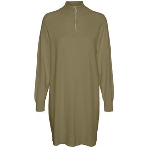 Gebreide Jurk - VMHAPPINESS - Effen - Kort/Mini - Lange Mouw