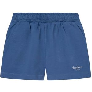 Pepe Jeans Nerissa Shorts voor meisjes, blauw (Sea Blue), 10 jaar, Blauw (Sea Blue), 10 Jaar