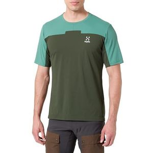 Haglöfs 607214_5QO SPITZ T-shirt Heren Seaweed Green/DK Jelly Green Maat L, zeegroen/dark jelly green, L