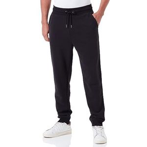 GANT REG Shield joggingbroek voor heren, casual broek, zwart, standaard, zwart, XS