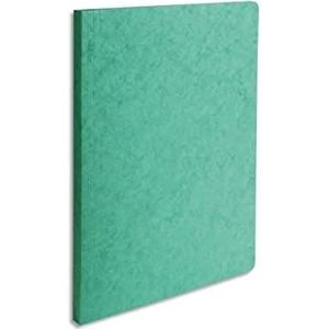 Exacompta - ref. 11503H - Set van 50 glanskartonnen dossiermappen - 400 g/m² - rugverlenging van 15 tot 35 mm - FSC®-gecertificeerde mappen - Afmetingen: 24 x 32 cm voor A4-documenten - groene kleur