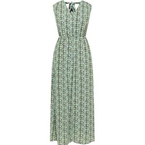 faina Dames maxi-jurk 19222822-FA01, mint, M, maxi-jurk, M