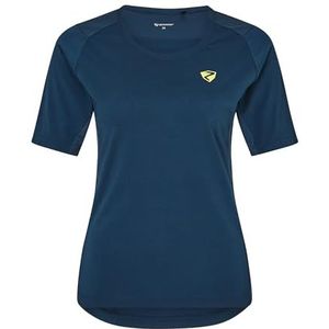 Ziener Dames NESTONIA fietsshirt/fietsshirt - mountainbike|racefiets - ademend, sneldrogend, elastisch, korte mouwen, hale navy, 40
