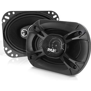 Pyle - Auto Luidsprekerset - 4-Wege Speakers - Zwart - 500W - Set van 2
